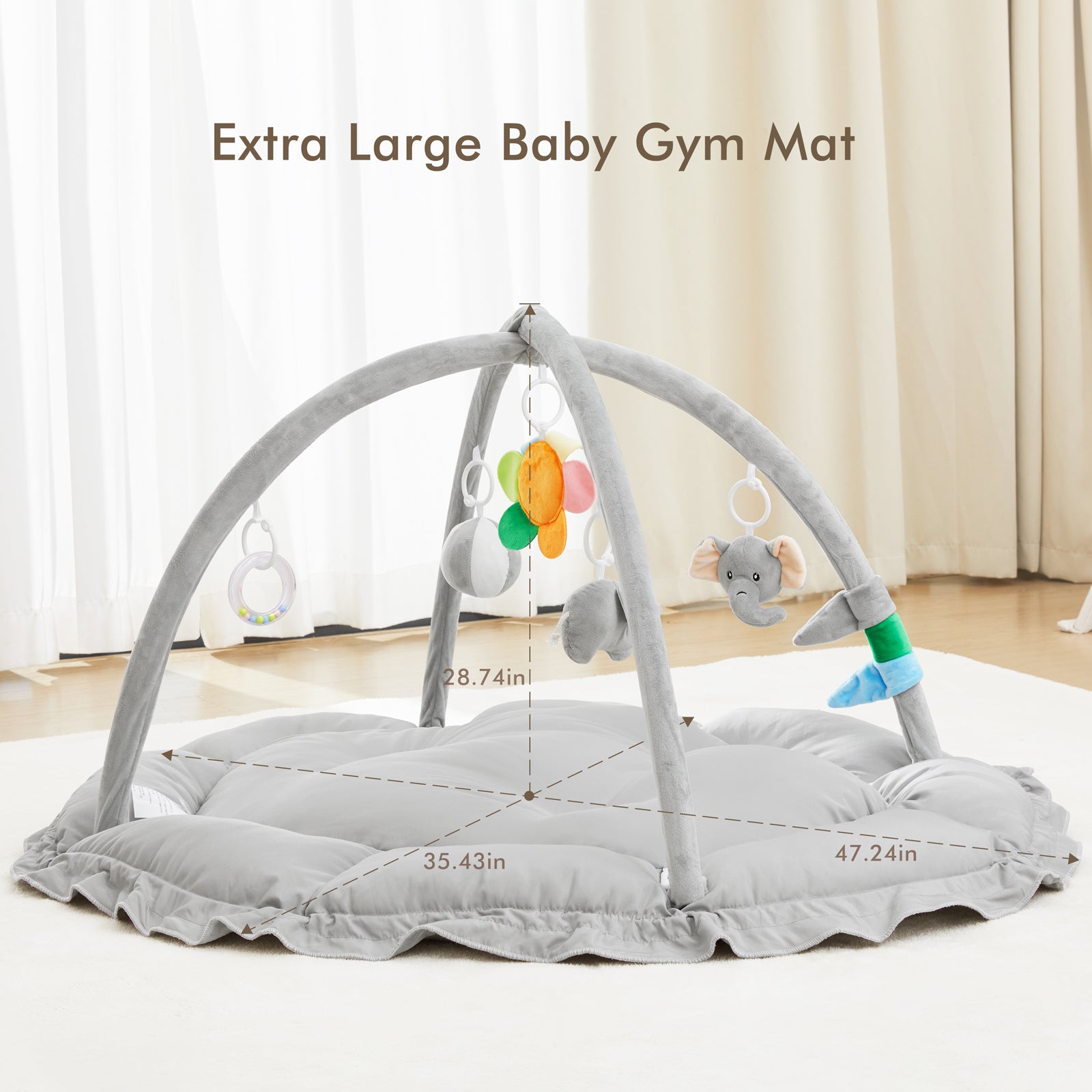 5 in 1 Baby Play Gym Mat  BG01