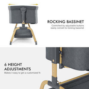 ANGELBLISS 3 In 1  Baby Bassinet BN03 rocking and height adjustment