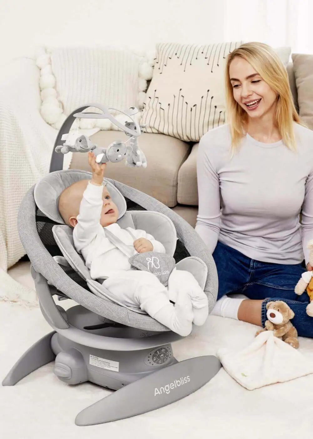 Electric baby swing