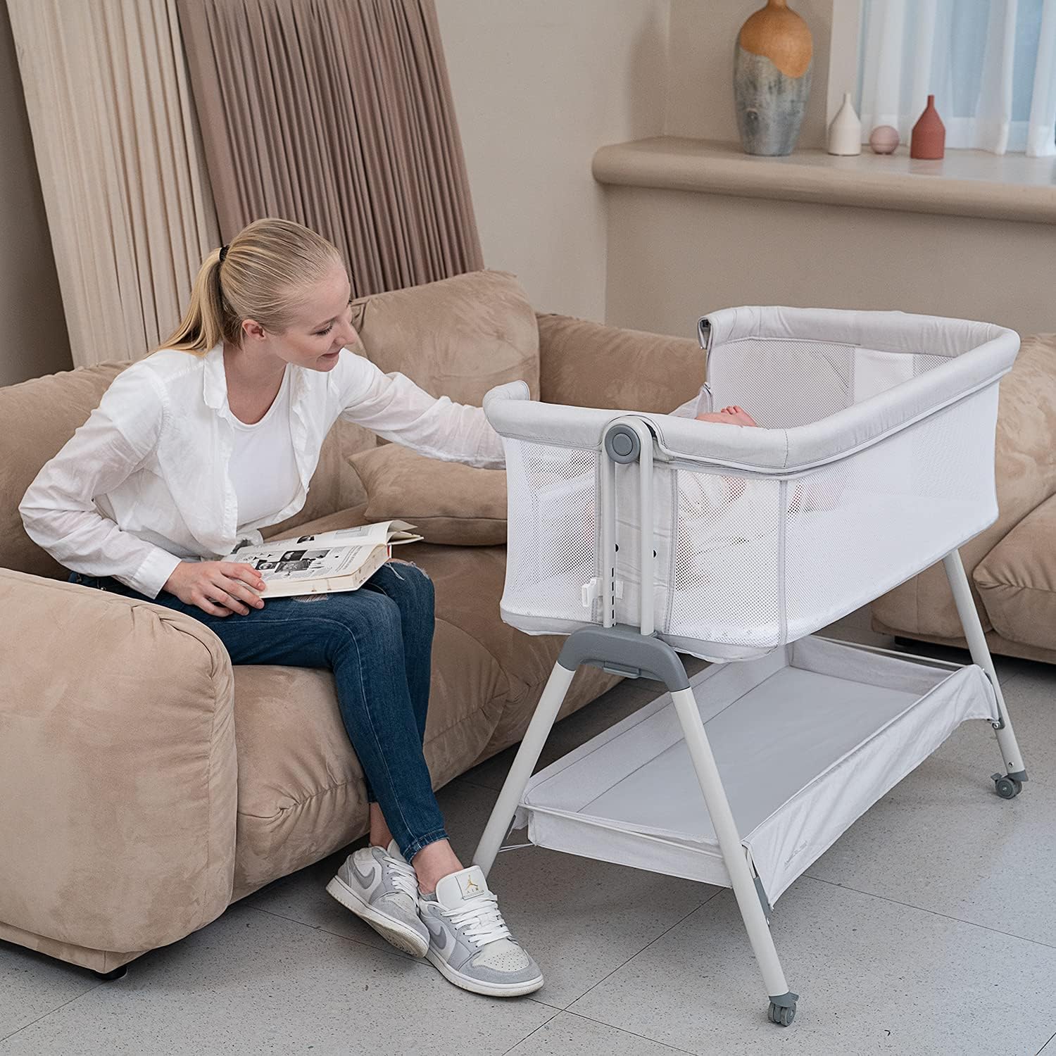 ANGELBLISS Bedside Portable Bassinet BN02 picture 4