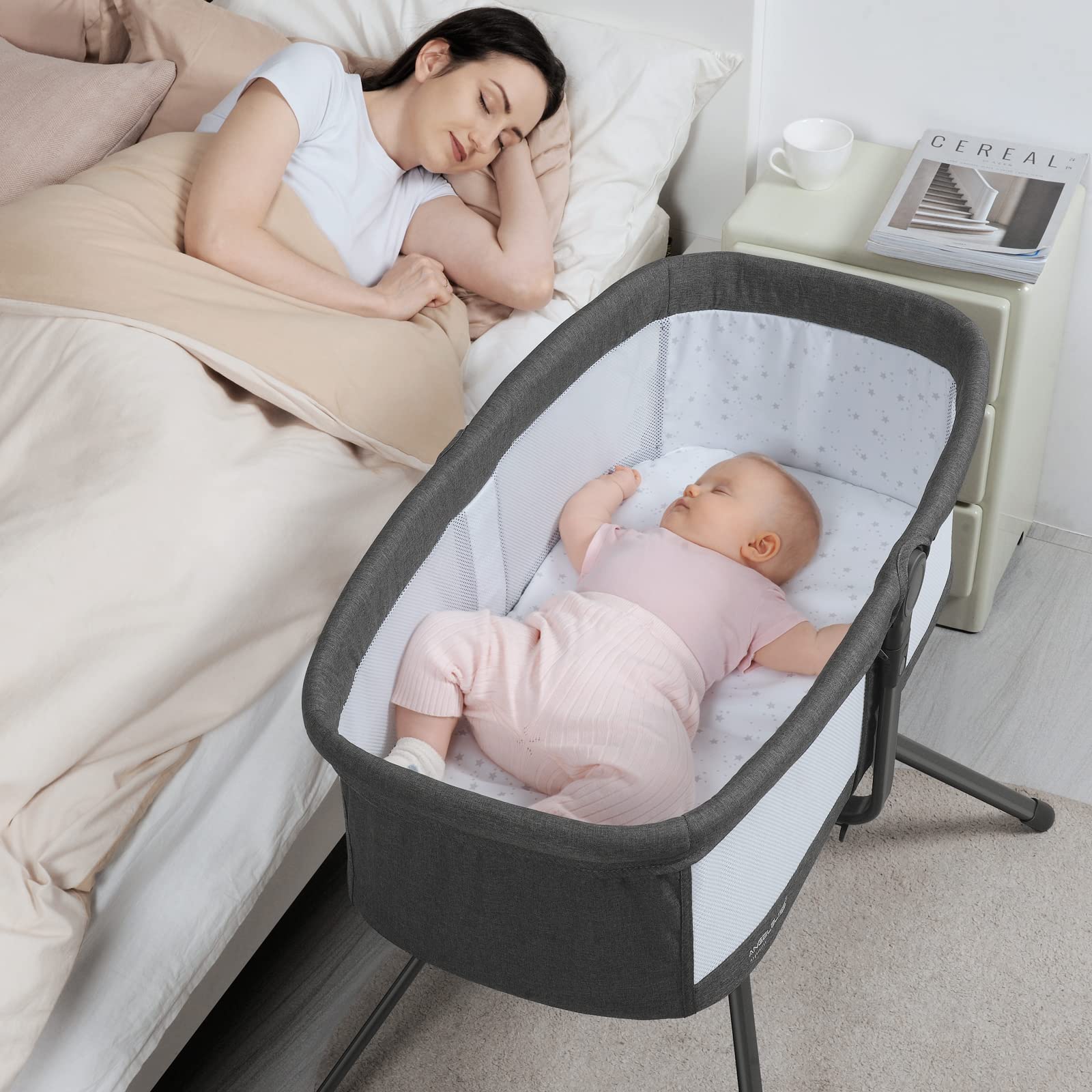 ANGELBLISS Portable Baby Bassinet  BN01  1