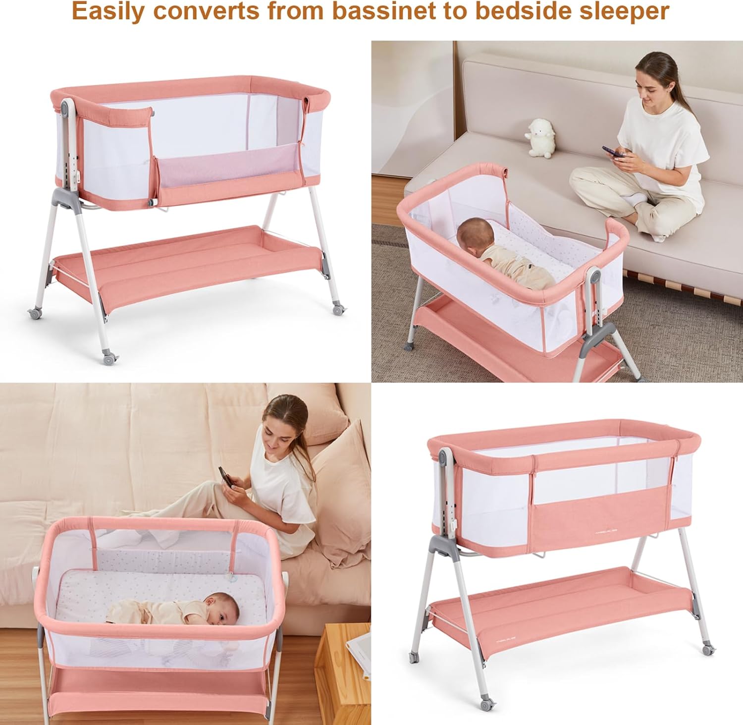 Baby Bedside Portable Bassinet BN02