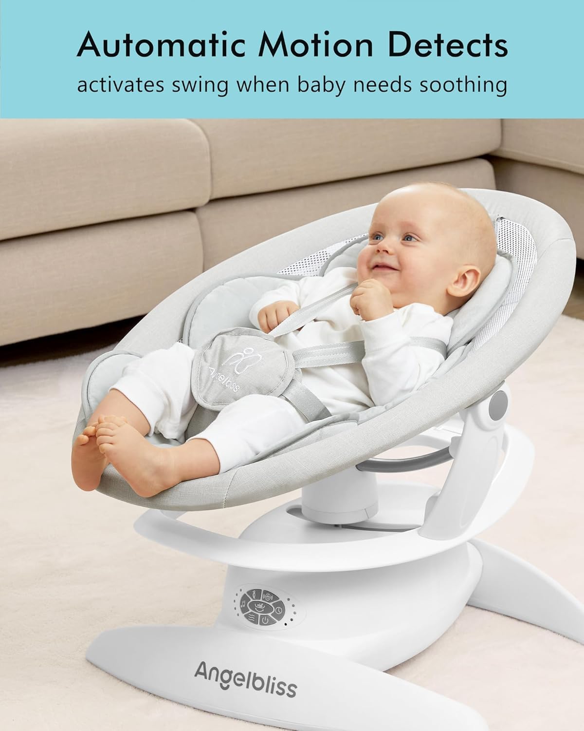 Angelbliss 3 in 1 Baby Swing BS01 White