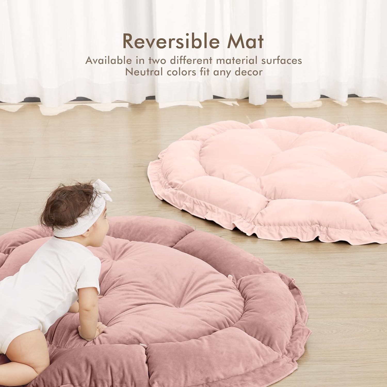 Angelbliss 5 in 1  Baby Play Gym Mat BG01 pink