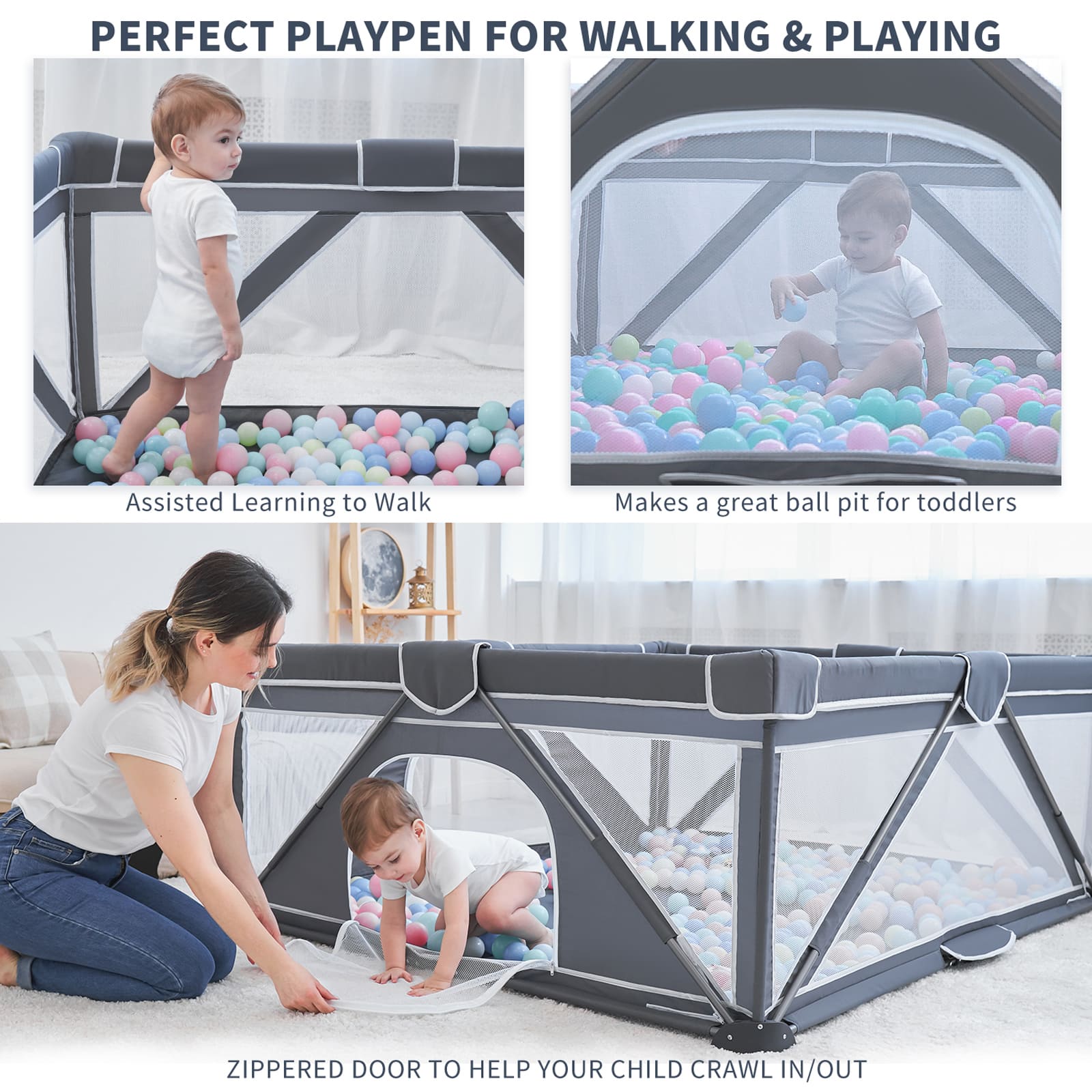 Foldable Baby Playpen BP02