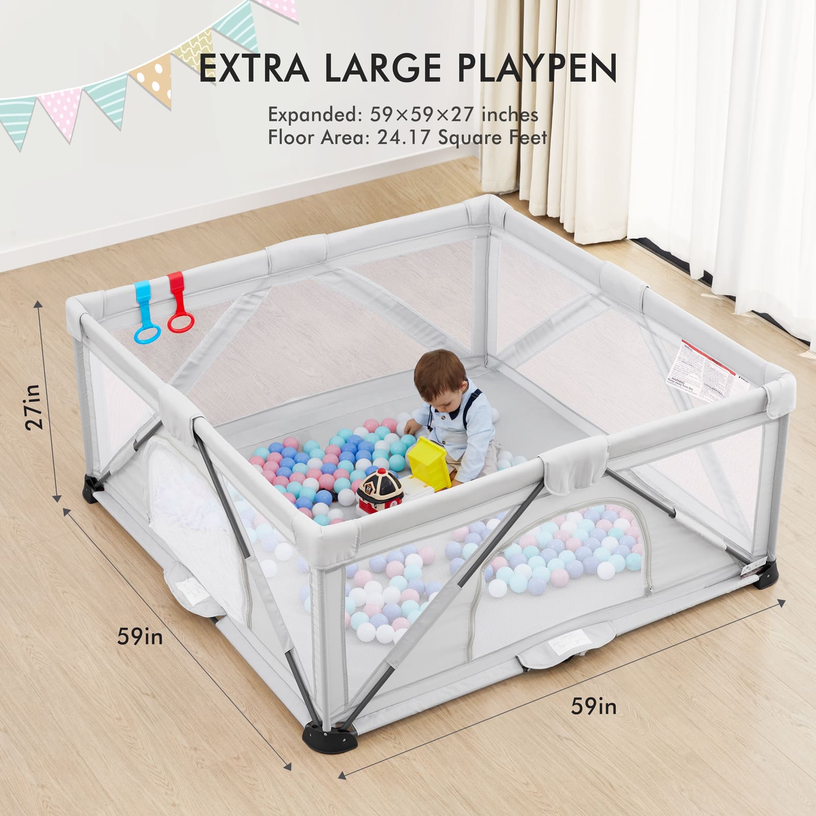 Foldable Baby Playpen BP02