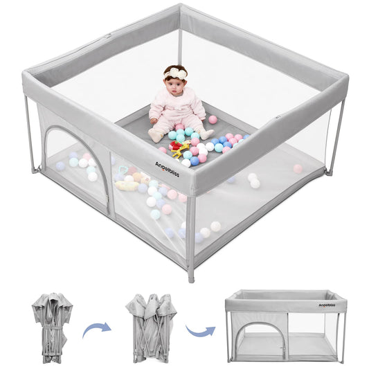 Foldable Baby Playpen, Portable Play Yard BP03